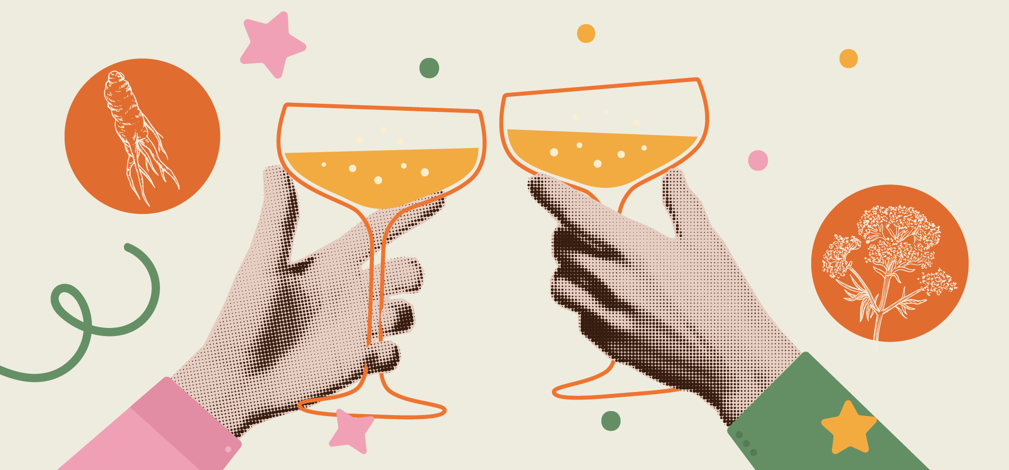Relaxa e energiza: a nova geração de bebidas que trocam álcool por adaptógenos